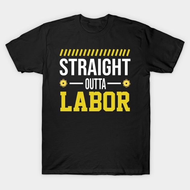 Straight Outta Labor Day T-Shirt by luxembourgertreatable